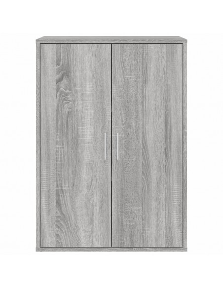 Credenza Grigio Sonoma 60x31x84 cm in Legno Multistrato