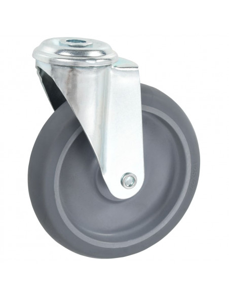 Ruote Girevoli con Foro per Bullone 8 pz 125 mm