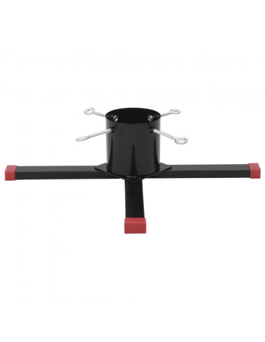 Supporto per Albero di Natale Nero 61x61x15,5 cm