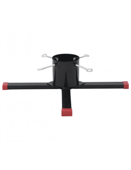 Supporto per Albero di Natale Nero 61x61x15,5 cm