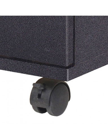 Cassettiera 33x45x60 cm Nera