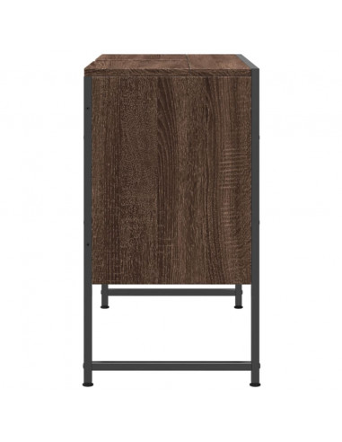 Mobile Lavabo Bagno Rovere Marrone 60x30x60cm Legno Multistrato