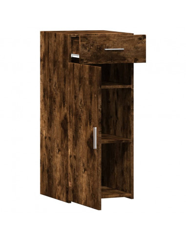 Credenza Rovere Fumo 40x42,5x93 cm in Legno Multistrato