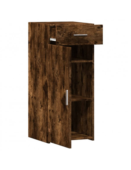 Credenza Rovere Fumo 40x42,5x93 cm in Legno Multistrato