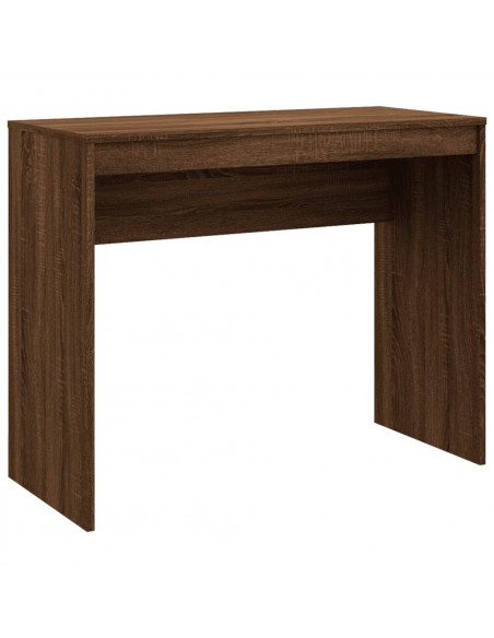 Scrivania Rovere Marrone 90x40x72 cm in Legno Multistrato