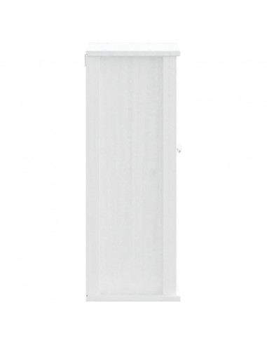 Mobile da Bagno a Muro BERG Bianco 40x27x71,5 cm Massello Pino