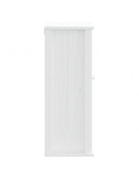 Mobile da Bagno a Muro BERG Bianco 40x27x71,5 cm Massello Pino