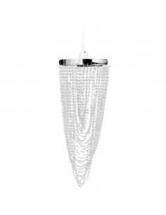 Lampadario Sospeso in Cristallo 22 x 58 cm 2