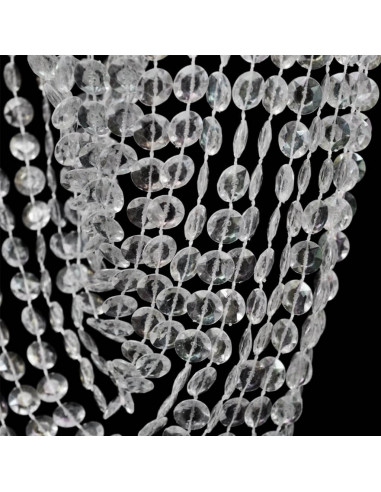 Lampadario Sospeso in Cristallo 22 x 58 cm