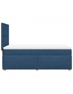 Giroletto a Molle con Materasso Blu 90x190 cm in Tessuto 2