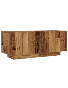 Mobile Porta TV con LED Legno Antico 100x35x40 cm Truciolato 2