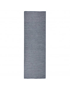 Tappeto da Esterni a Tessitura Piatta 80x250 cm Blu 2