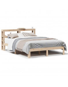 Giroletto con Testiera 160x200 cm in Legno Massello di Pino 2