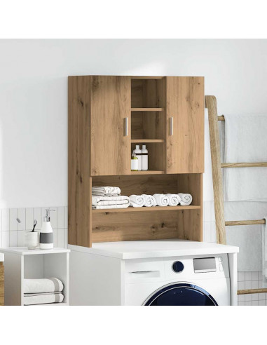 Mobile per Lavatrice Rovere Artigianale 70,5x25,5x90 cm