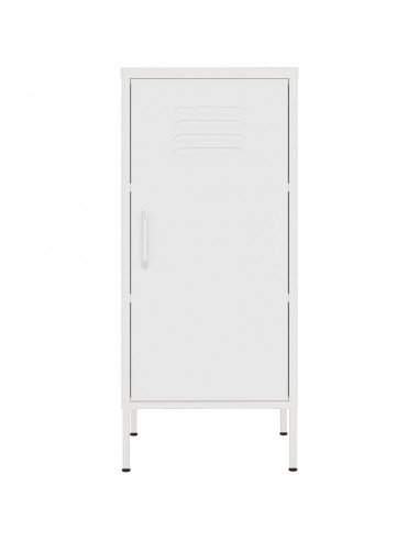 Armadietto Bianco 42,5x35x101,5 cm in Acciaio