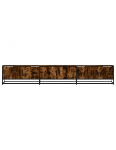 Mobile Porta TV Rovere Fumo 240x35x41 cm in Truciolato