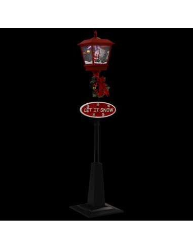 Lampione di Natale con Babbo Natale 180 cm LED