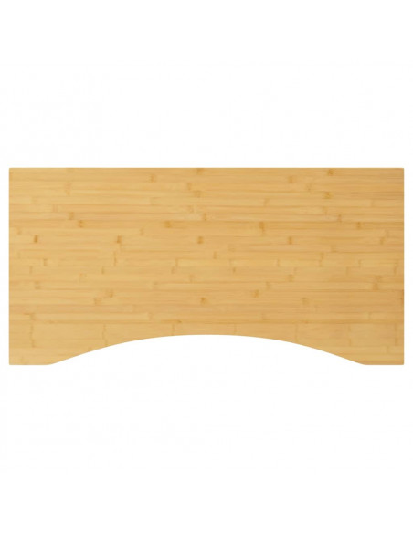 Piano Scrivania 80x40x2,5 cm in Bambù