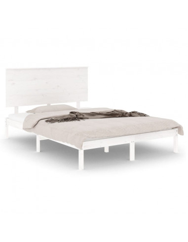 Giroletto Bianco in Legno Massello di Pino 140x190 cm