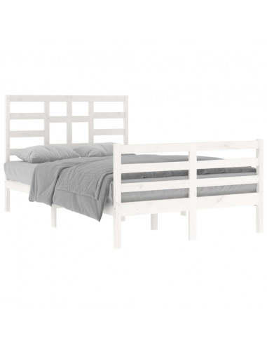 Giroletto Bianco in Legno Massello 120x200 cm