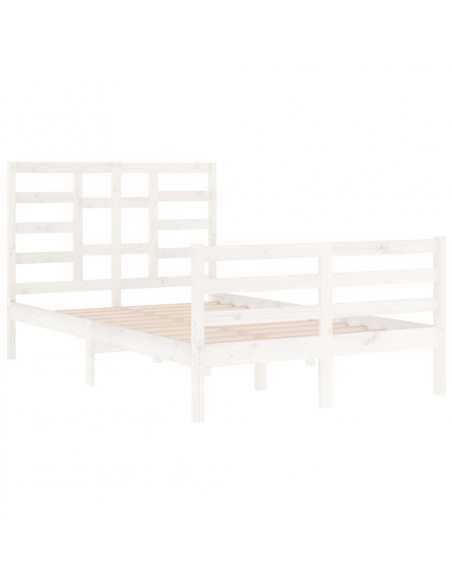 Giroletto Bianco in Legno Massello 120x200 cm