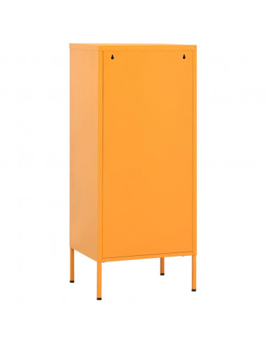 Armadietto Giallo Senape 42,5x35x101,5 cm in Acciaio