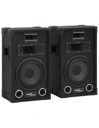 Altoparlanti da Palco Hifi Professionali Passivi 2 pz 800W Neri