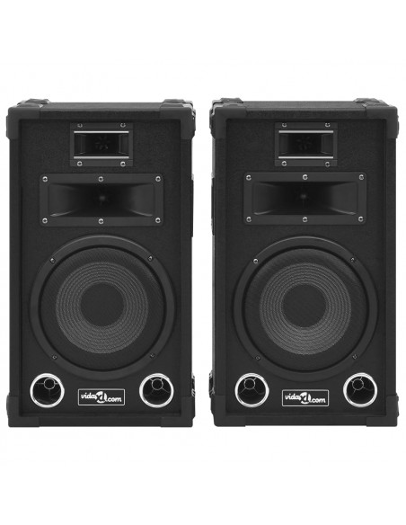 Altoparlanti da Palco Hifi Professionali Passivi 2 pz 800W Neri
