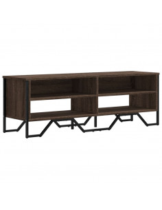 Mobile Porta TV Rovere Marrone 122x34x41cm in Legno Multistrato 2