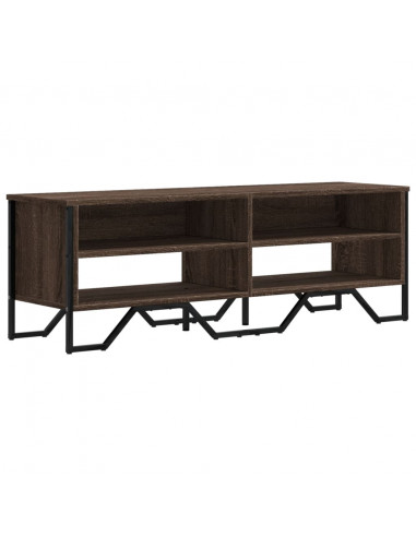 Mobile Porta TV Rovere Marrone 122x34x41cm in Legno Multistrato