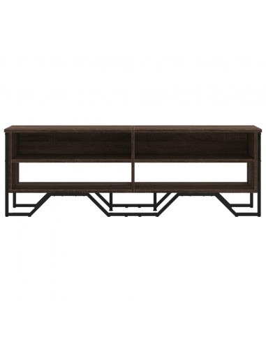 Mobile Porta TV Rovere Marrone 122x34x41cm in Legno Multistrato