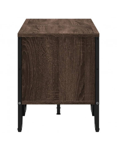 Mobile Porta TV Rovere Marrone 122x34x41cm in Legno Multistrato