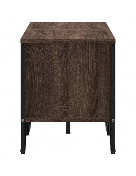 Mobile Porta TV Rovere Marrone 122x34x41cm in Legno Multistrato