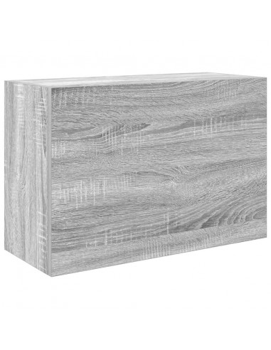 Mobile da Bagno Grigio Sonoma 60x25x40 cm in Legno Multistrato