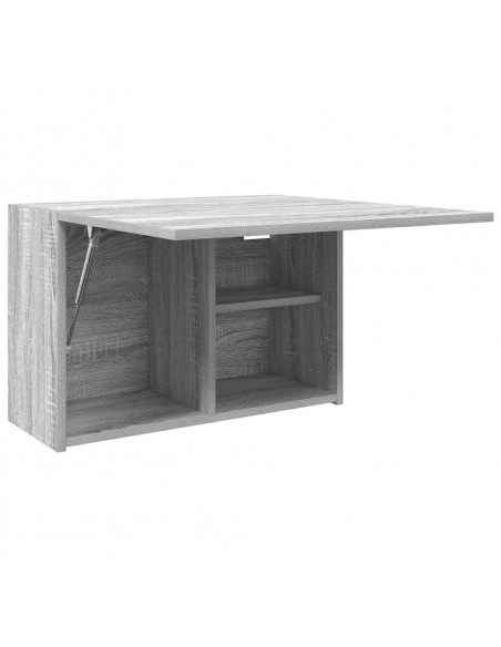 Mobile da Bagno Grigio Sonoma 60x25x40 cm in Legno Multistrato