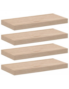 Mensole Pensili 4 pz 50x23,5x4 cm in Truciolato 2