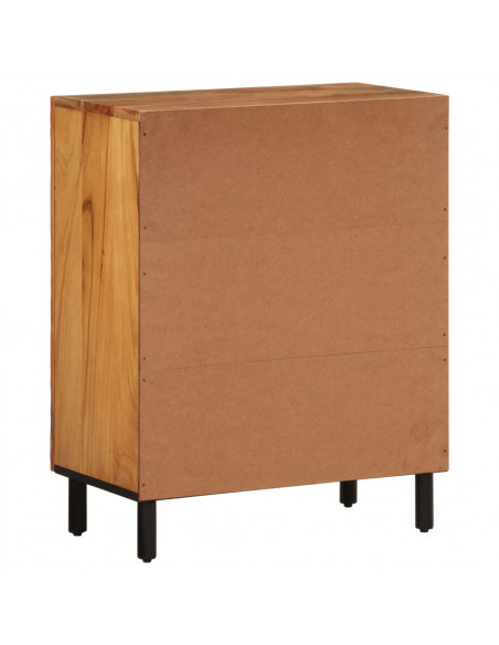 Credenza 60x33x75 cm in Legno Massello di Acacia