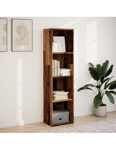 Libreria Legno Antico 40x30x152 cm in Legno Multistrato
