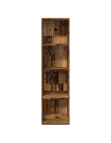 Libreria Legno Antico 40x30x152 cm in Legno Multistrato
