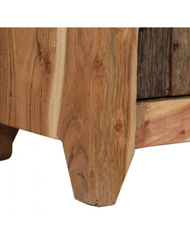 Credenza 55x33x75 in Legno Massello di Acacia e Recupero