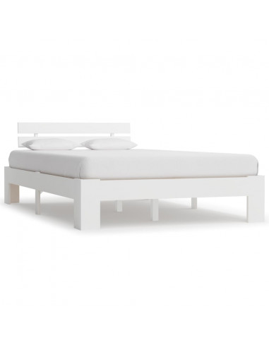 Giroletto Bianco in Legno Massello di Pino 140x200 cm