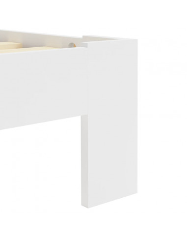 Giroletto Bianco in Legno Massello di Pino 140x200 cm