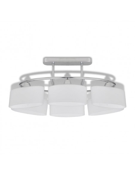 Lampade da Soffitto Ellissoidali 2 pz Paralume in Vetro E14