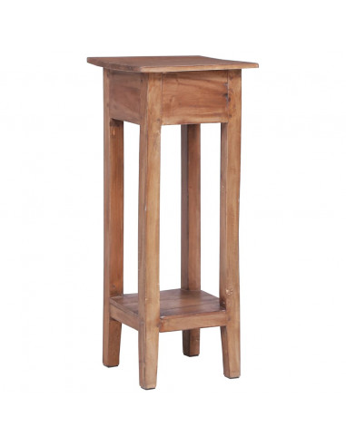 Piedistallo per Piante 30x30x67 cm in Legno Massello di Mogano