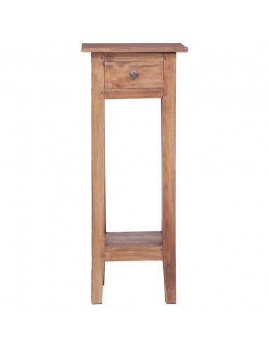 Piedistallo per Piante 30x30x67 cm in Legno Massello di Mogano