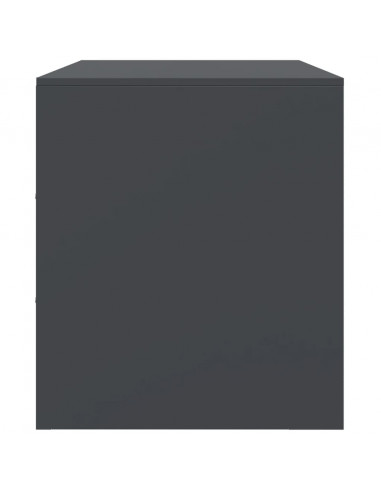 Mobili TV 2 pz Antracite 67x39x44 cm in Acciaio