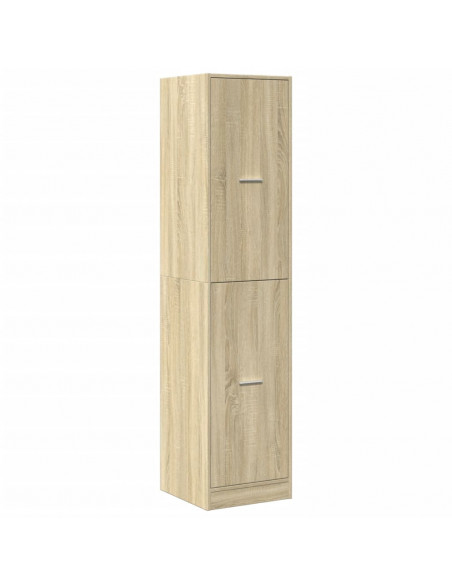 Armadietto da Farmacia Rovere Sonoma 40x41x174,5 cm Truciolato