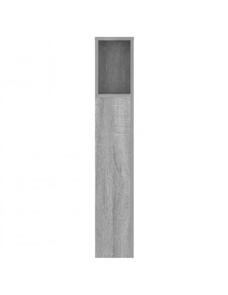 Testiera con Scomparti Grigio Sonoma 140x18,5x104,5 cm