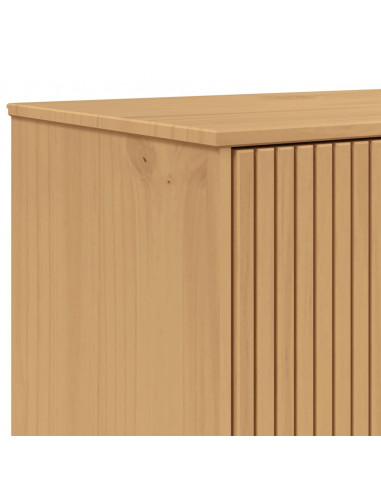 Credenza OLDEN Marrone 85x43x125 cm in Legno Massello di Pino