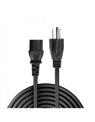 Lindy 30338 cavo di alimentazione Nero 2 m Accoppiatore C13